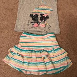 Little girls Disney outfit
